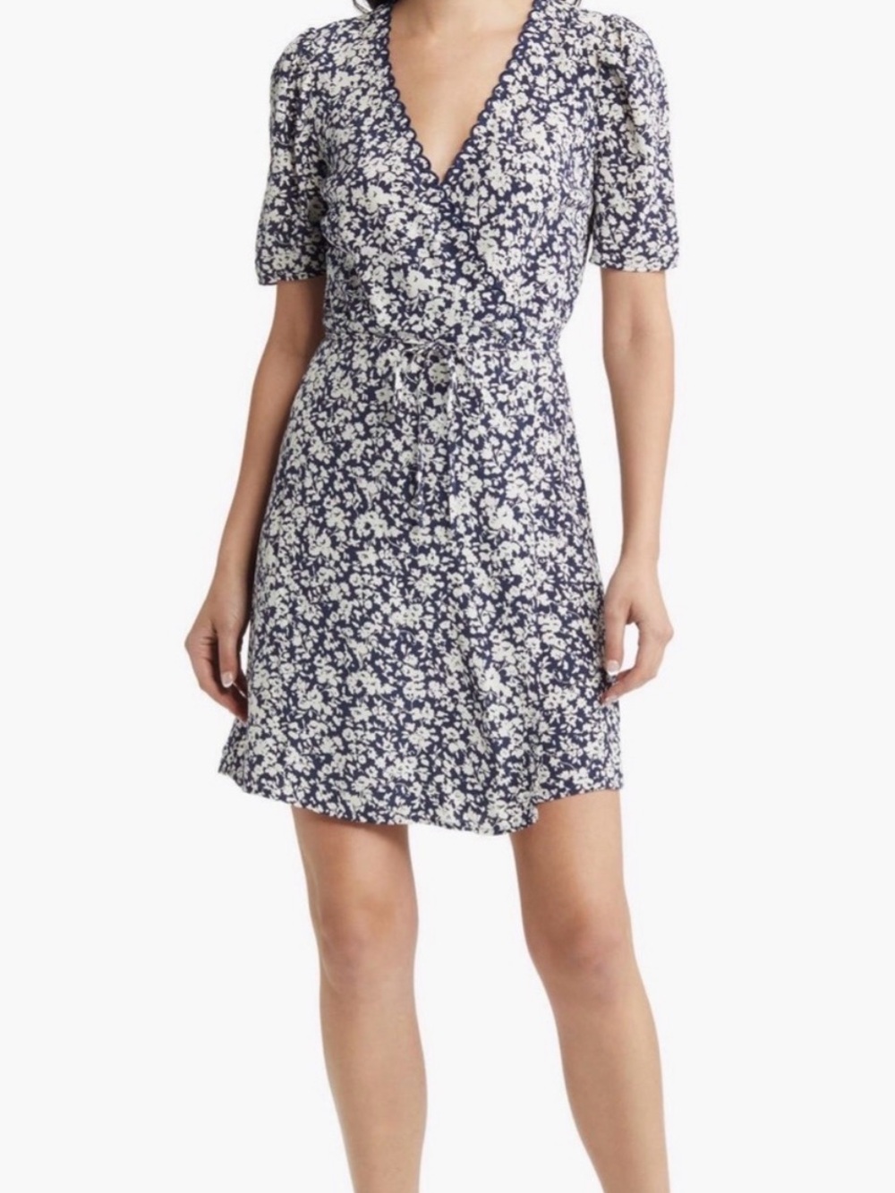 & Other Stories Printed Wrap Dress NWT